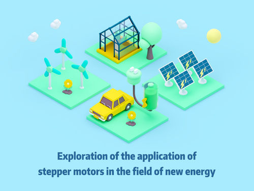 Späteste Unternehmensnachrichten ungefähr Erforschung der Anwendung von Schrittmotoren auf dem Gebiet der neuen Energie
