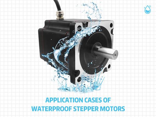 Späteste Unternehmensnachrichten ungefähr Anwendungsfälle des wasserdichten Schrittmotors.