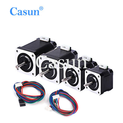 Guter Preis Stahl-Hybrid-Schrittmotor mit 120V Nennspannung, 21kg.cm Drehmoment und 5mm D-Nut-Welle für industrielle Automatisierung Im Internet