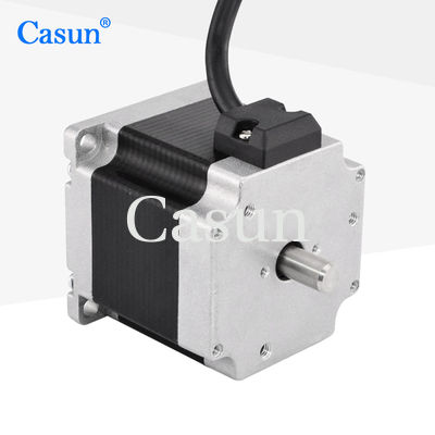Guter Preis NEMA 23 Schrittmotor 54mm Körper 1.26N.m 2.8A Doppelwelle für CNC Im Internet