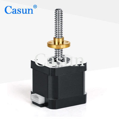 Guter Preis Casun linearer 34mm Schrittmotor NEMA 17 mit Leitspindel 42mm 6.4V 1.28A Im Internet