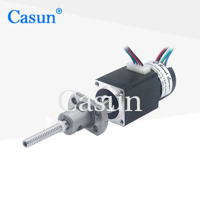 Guter Preis Schleifen-Bewegungskugelumlaufspindel-Schrittmotor 20×20×27.5mm NEMA 8 naher mit Kodierer Im Internet