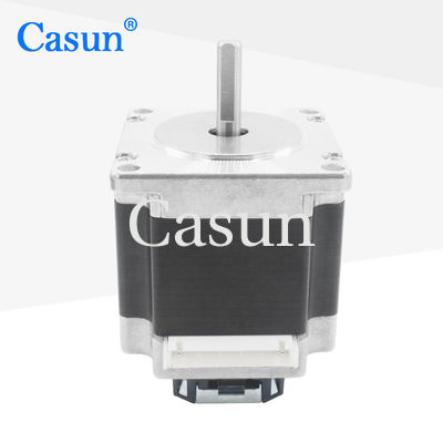 Guter Preis Flachwelle NEMA 23 Schrittmotor mit Encoder 4 Phase 3,0 V 2,5 A für 3 Achsen 4 Achsen CNC-Kit Im Internet