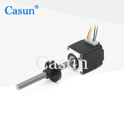 Guter Preis Casun Nema8 Hybrid-Leitspindel-Schrittmotor Tr4x2, schwarze Farbe Im Internet