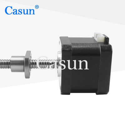 Guter Preis CER-ISO Kugelumlaufspindel-Schrittmotor NEMA 17 Tr8*2 450mN.M Two Phase Im Internet