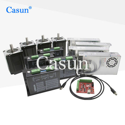 NEMA 23 Stromversorgung Mach3 der CNC-Ausrüstungs-4 Achsen-12N.M Stepper Motor Driver für CNC-Maschine