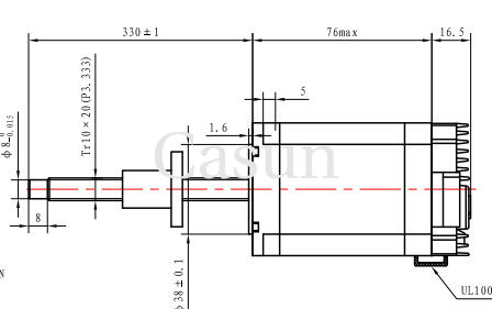 Guter Preis NEMA 23 integrierter externer Schraubschraubschrittmotor 2N.M. Im Internet
