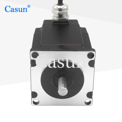 Fabrikpreise Nema 23 Hybrid-Schrittmotor 2 Nm hohe Zähigkeit 76 mm Gehäuse 2,85 V Casun Motor mit CE RoHS für CNC
